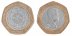 Jordan 1/2 Dinar 9g Bi-metallic Coin, 2012 - 1433, Abdullah Ibn Al-Hussein