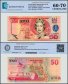 Fiji 50 Dollars Banknote, 2002 ND, P-108a, UNC, TAP 60-70 Authenticated