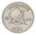 Fiji 1 Shilling 5.6 g Silver Coin, 1943, KM #12a, XF - Extra Fine