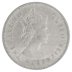 Fiji 1 Shilling Coin, 1957, KM #23, Mint, Queen Elizabeth II, Boat
