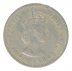 Fiji 1 Shilling Coin, 1957, KM #23, XF-Extremely Fine, Queen Elizabeth II, Boat