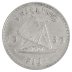 Fiji 1 Shilling Coin, 1962, KM #23, Mint, Queen Elizabeth II, Boat