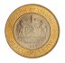 Lesotho 5 Maloti Coin, 1995, KM #67, Mint, 50th UN Anniversary, Coat of Arms