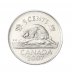 Canada 5 Cents Coin, 2007, KM #491, Mint, Beaver, Queen Elizabeth II