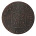 Netherland East Indies VOC - Gelderland 1 Duit Coin, 1726-1794, KM #50.1, Fine, Coat of Arms