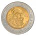 Mexico 5 Pesos Coin, 2010, KM #923, Mint, Commemorative, Jose Pavon, Coat of Arms