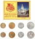 Guyana 1-25 Cents, 4 Pieces Coin Set, 1990-1992, KM #31-34, Mint