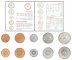Oman 5-100 Baisa, 5 Pieces Coin Set in Box, 2015, Mint, Commemorative, In Box