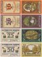 Koberg 10-50 Pfennig 4 Pieces Notgeld Set, 1921 ND, Mehl #713.2a, UNC