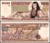 Mexico 1,000 Pesos Banknote, 1983, P-80a.3, UNC, Series TX