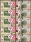 Mexico 20 Pesos Banknote, 2021, P-132, UNC, Commemorative, Polymer, 5 Pieces Uncut Sheet