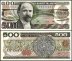 Mexico 500 Pesos Banknote, 1984, P-79b, UNC, Series EF