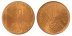 Myanmar 50 Pyas 5.7g Brass Coin, 1975 - 1976, KM # 46, Mint, Rice Plant