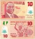 Nigeria 5-20 Naira 3 Pieces Banknote Set, 2019-2021, P-34q-38l, UNC, Polymer