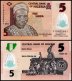 Nigeria 5 Naira Banknote, 2022, P-38m, UNC, Polymer