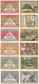 Rehmen 25 - 50 Pfennig 6 Pieces Notgeld Set, 1921, Mehl #1108, UNC