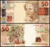 Brazil 2-200 Reais 7 Pieces Banknote Set, 2010-2020, P-252-258, UNC