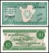 Burundi 10-20 Francs 2 Pieces Banknote Set, 2007, P-27d-33e, UNC