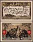 Kahla 25-75 Pfennig 3 Pieces Notgeld Set, 1921, Mehl #668.6, UNC