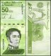 Venezuela 50-100 Bolivar Digital (Digitales) 2 Pieces Banknote Set, 2021, P-118-119, UNC - 50-100 Million Soberano, Matching Serial #00009999