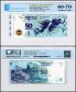 Argentina 50 Pesos Banknote, 2015 ND, P-362, UNC, TAP 60-70 Authenticated