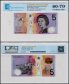 Australia 5 Dollars Banknote, 2016, P-62a, UNC, Polymer, TAP 60-70 Authenticated