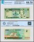Fiji 2 Dollars Banknote, 1996 ND, P-96b, UNC, TAP 60-70 Authenticated
