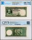 Greece 50 Drachmai Banknote, 1939, P-107, UNC, TAP 60-70 Authenticated