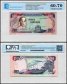 Jamaica 50 Dollars Banknote, 2004, P-79e, UNC, TAP 60-70 Authenticated