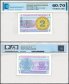Kazakhstan 2 Tiyn Banknote, 1993, P-2b, UNC, TAP 60-70 Authenticated