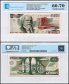 Mexico 2,000 Pesos Banknote, 1987, P-86b.10, UNC, Series BF, TAP 60-70 Authenticated