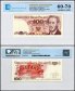 Poland 100 Zlotych Banknote, 1988, P-143e.2, UNC, TAP 60-70 Authenticated