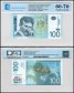 Serbia 100 Dinara Banknote, 2006, P-49, UNC, TAP 60-70 Authenticated