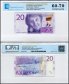 Sweden 20 Kronor Banknote, 2015 ND, P-69a, UNC, TAP 60-70 Authenticated
