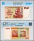Zimbabwe 1,000 Dollars Banknote, 2007, P-71, UNC, Radar Serial #AB1967691, TAP Authenticated
