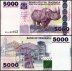 Tanzania 5,000 Shillings Banknote, 2003, P-38a, UNC