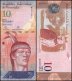 Venezuela 10 Bolivar Fuerte Banknote, 2007-17, P-90, UNC
