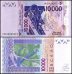 West African States - Mali 10,000 Francs Banknote, 2019, P-418Ds, UNC
