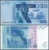 West African States - Togo 2,000 Francs Banknote, 2019, P-816Ts, UNC