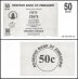 Zimbabwe 50 Cent Bearer Cheque, 2006, P-36, UNC