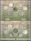 Mexico $5 Pesos 7 Pieces (PCS) Coin Set, 2009, Mint, Revolution w/ Folder