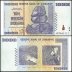 Zimbabwe 10 Billion Dollars Banknote, 2008, P-85, USED, Miscut Error, Rocks