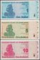 Zimbabwe Revalued Dollar Full Set, 2009, UNC, Post 100 Trillion, 7 Pieces (PCS)