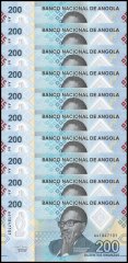 Angola 200 Kwanzas Banknote, 2020, P-160, UNC, Polymer