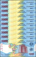 Central African States 1,000 Francs Banknote, 2020, P-701, UNC