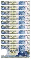 Argentina 5,000 Pesos Banknote, 1977-1983 ND, P-305b.1, UNC