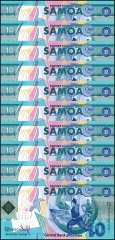 Samoa 10 Tala Banknote, 2019, P-45, UNC, Commemorative, Polymer