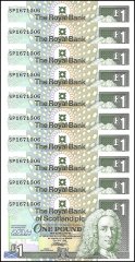 Scotland - Royal Bank of Scotland PLC 1 Pound Banknote, 1999, P-360, UNC, Commemorative
