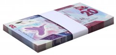 Trinidad & Tobago 20 Dollars Banknote, 2020, P-63, UNC, Polymer