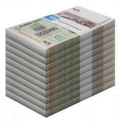 Zimbabwe 5 Dollars Banknote, 2007, P-66, UNC